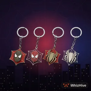 Rotating Spider-Man Keychain