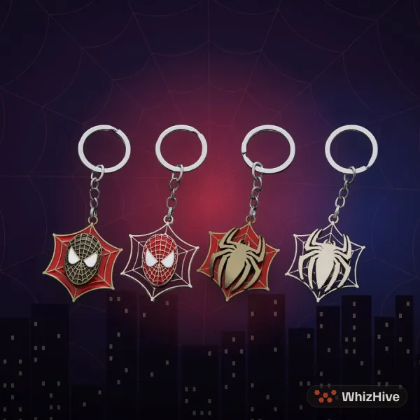 Rotating Spider-Man Keychain
