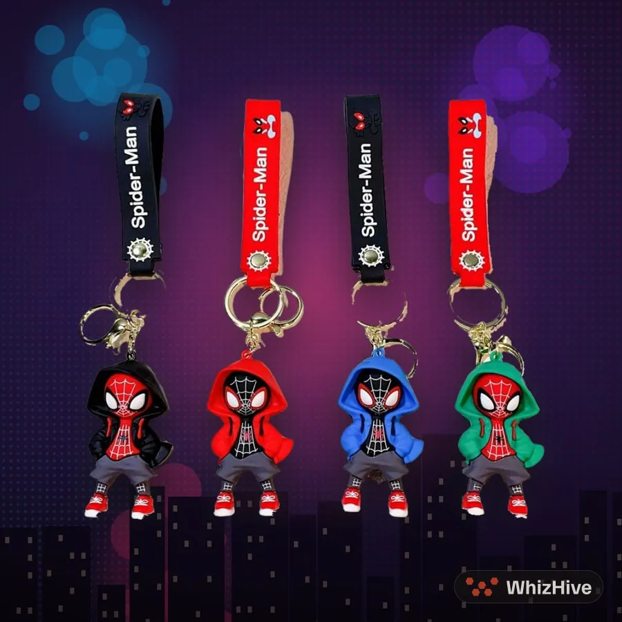 Hoodie Spider-Man Keychain