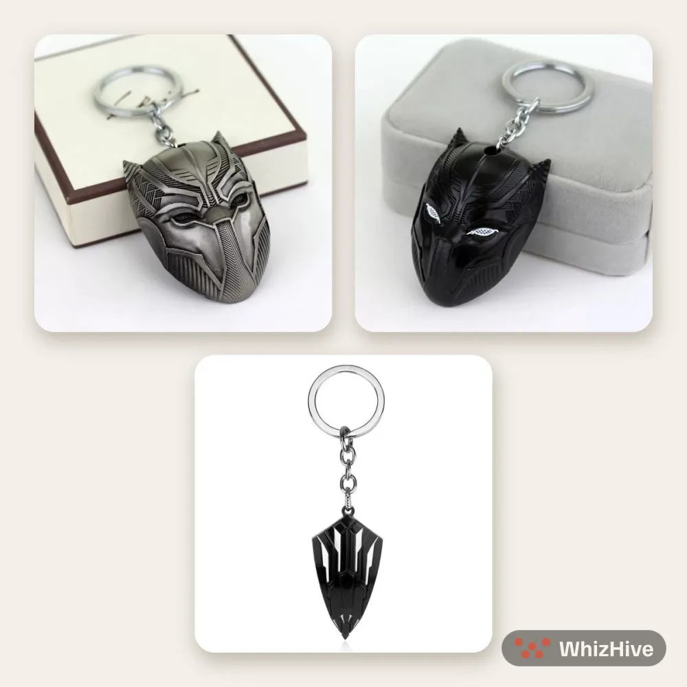 Black Panther Keychain Pack